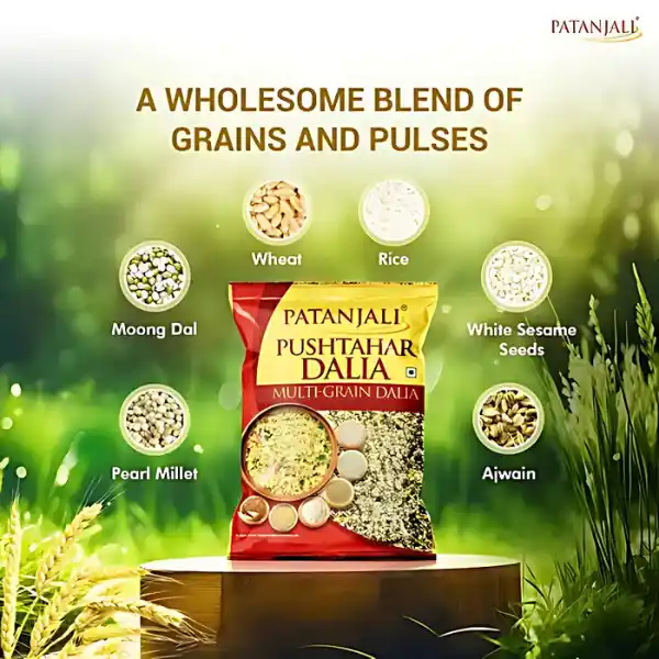 Patanjali Multi-Grain Dalia 500 Gm