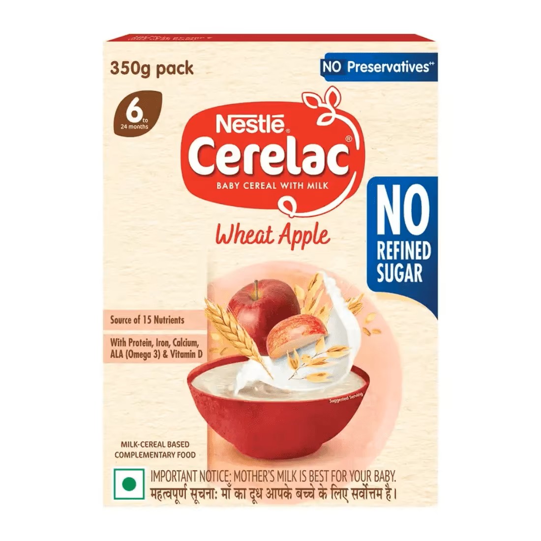 Nestlé Cerelac Wheat Apple Baby Cereal