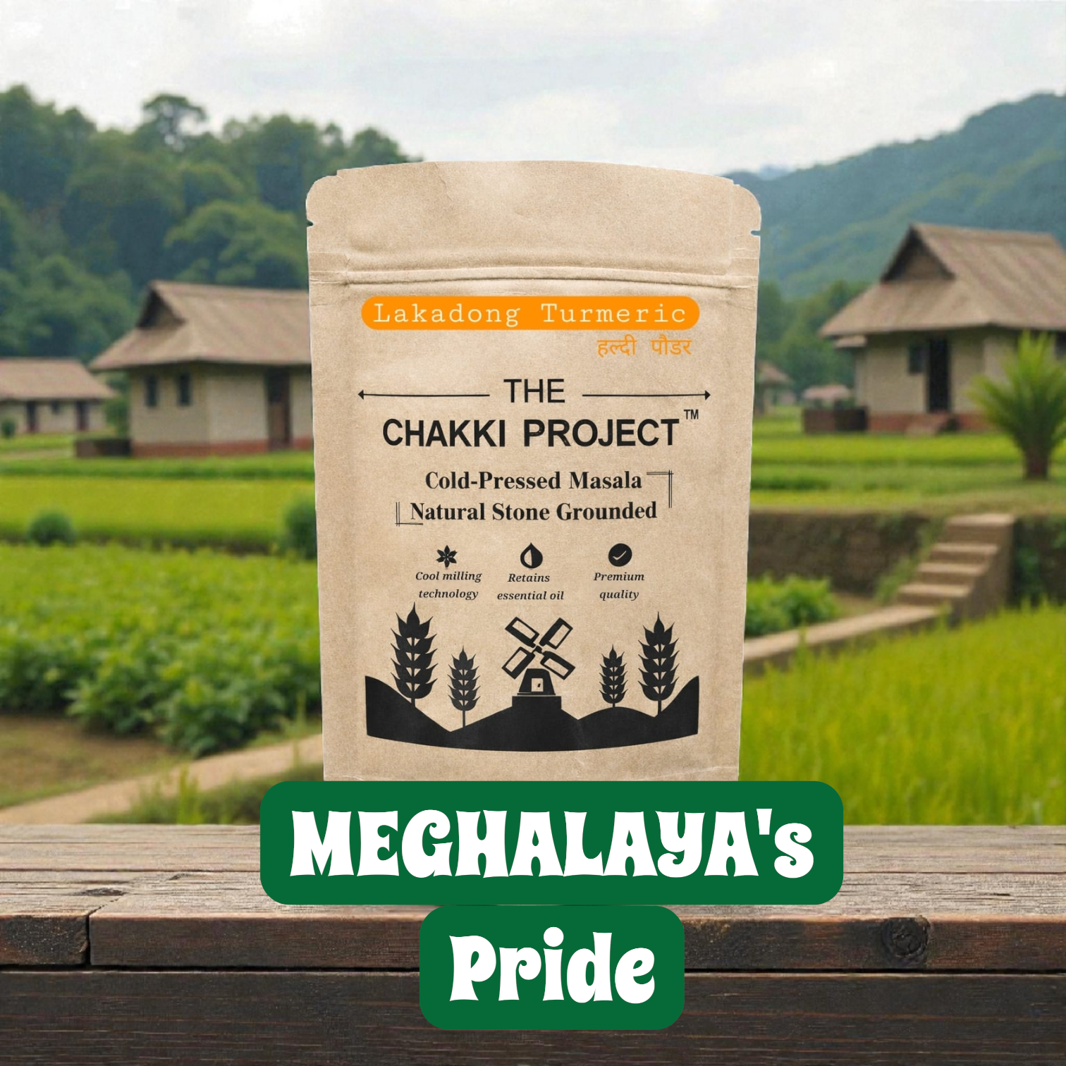 Lakadong Haldi Powder | High Curcumin Haldi Powder