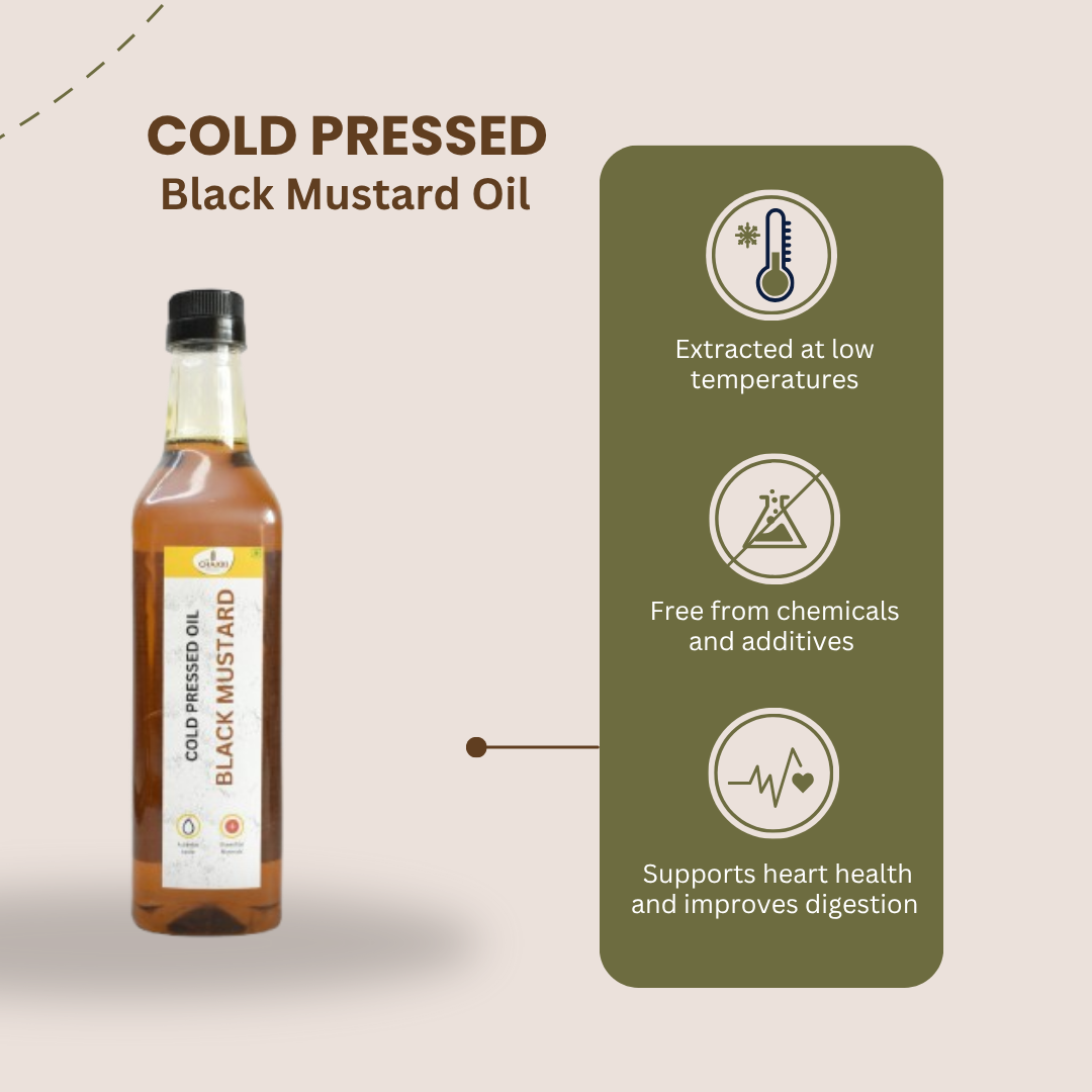 Cold-Pressed Black Mustard Oil