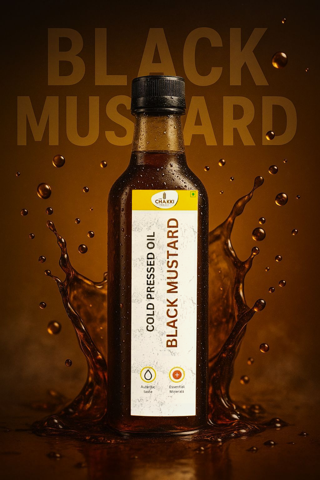 Cold-Pressed Black Mustard Oil