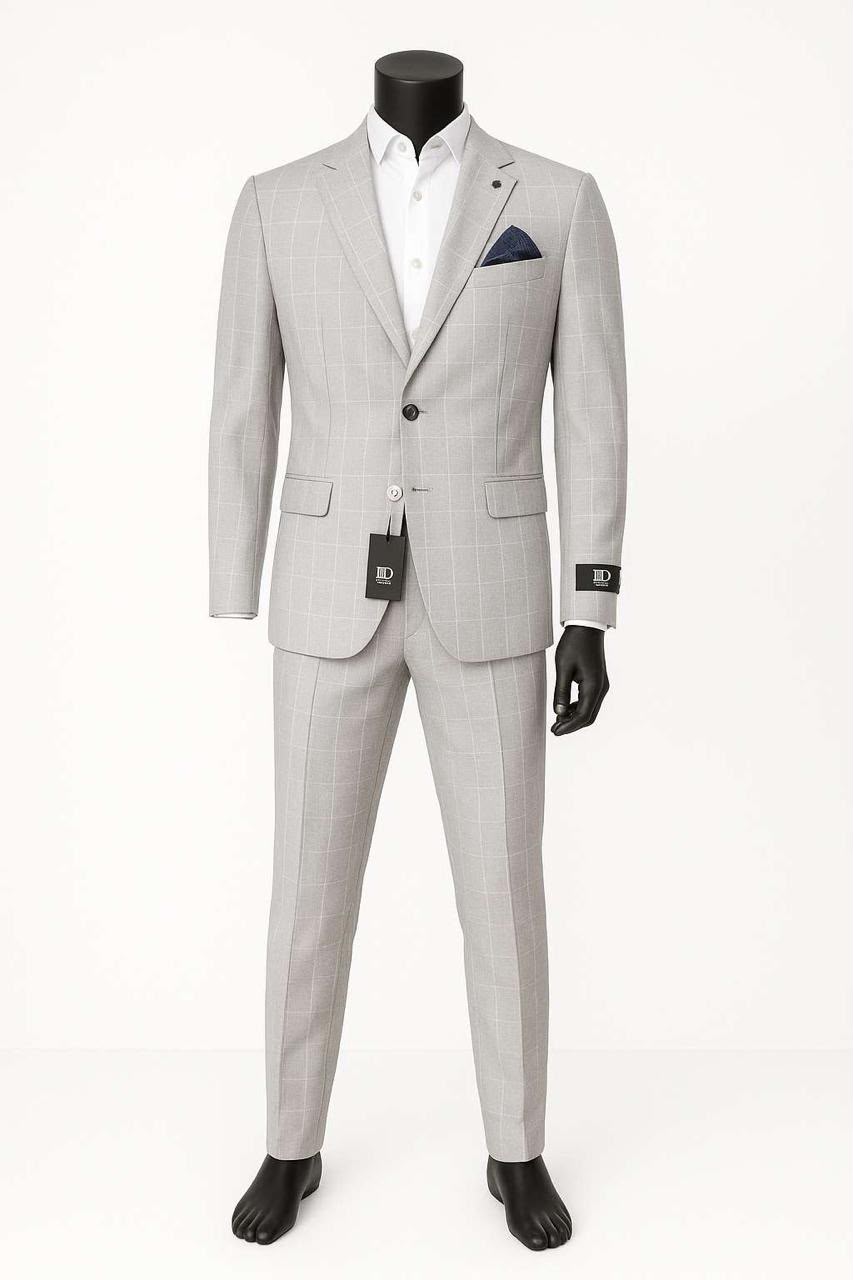 Light Grey Slim Fit Suit