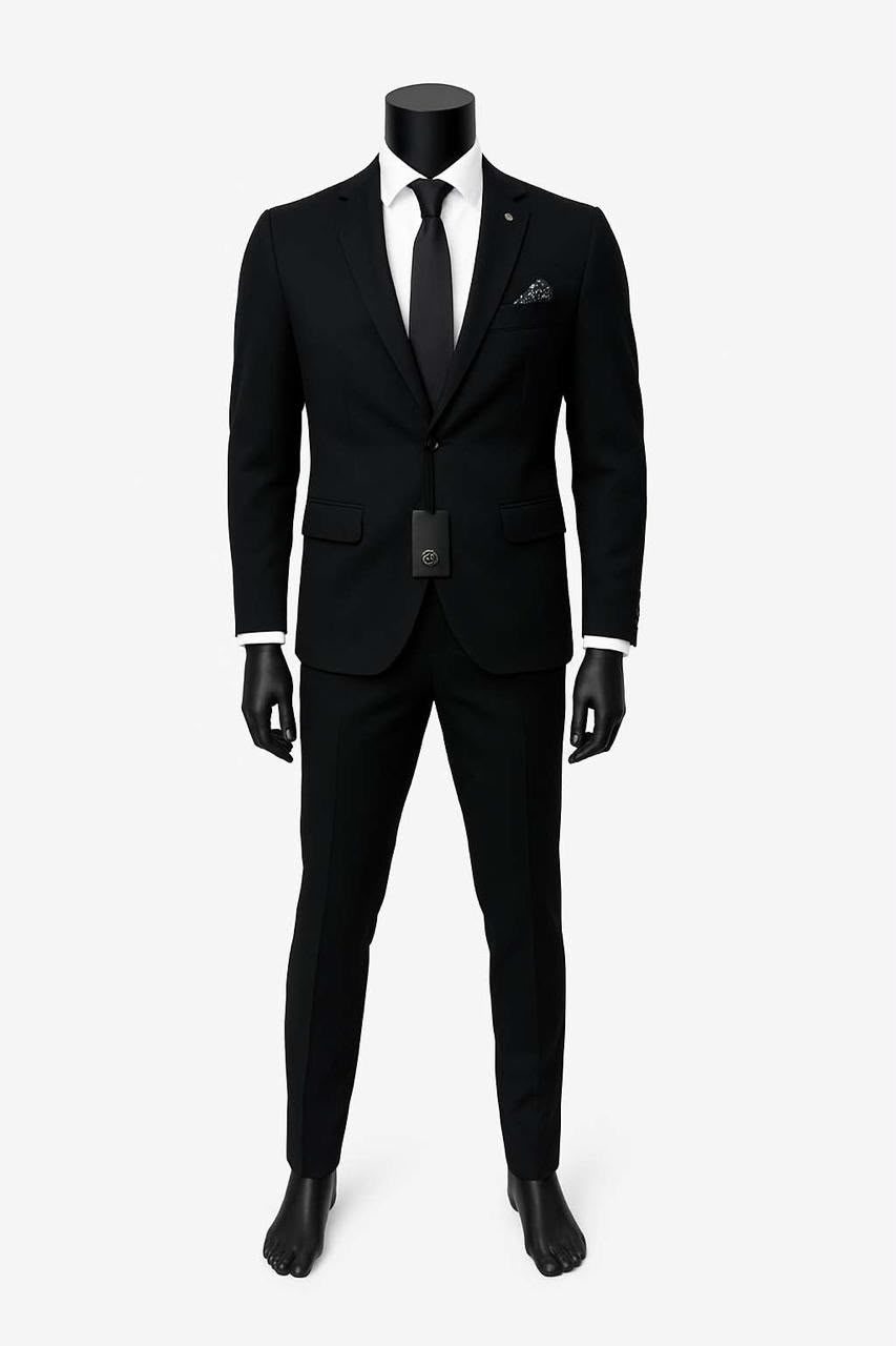 Men's Classic Black Suit