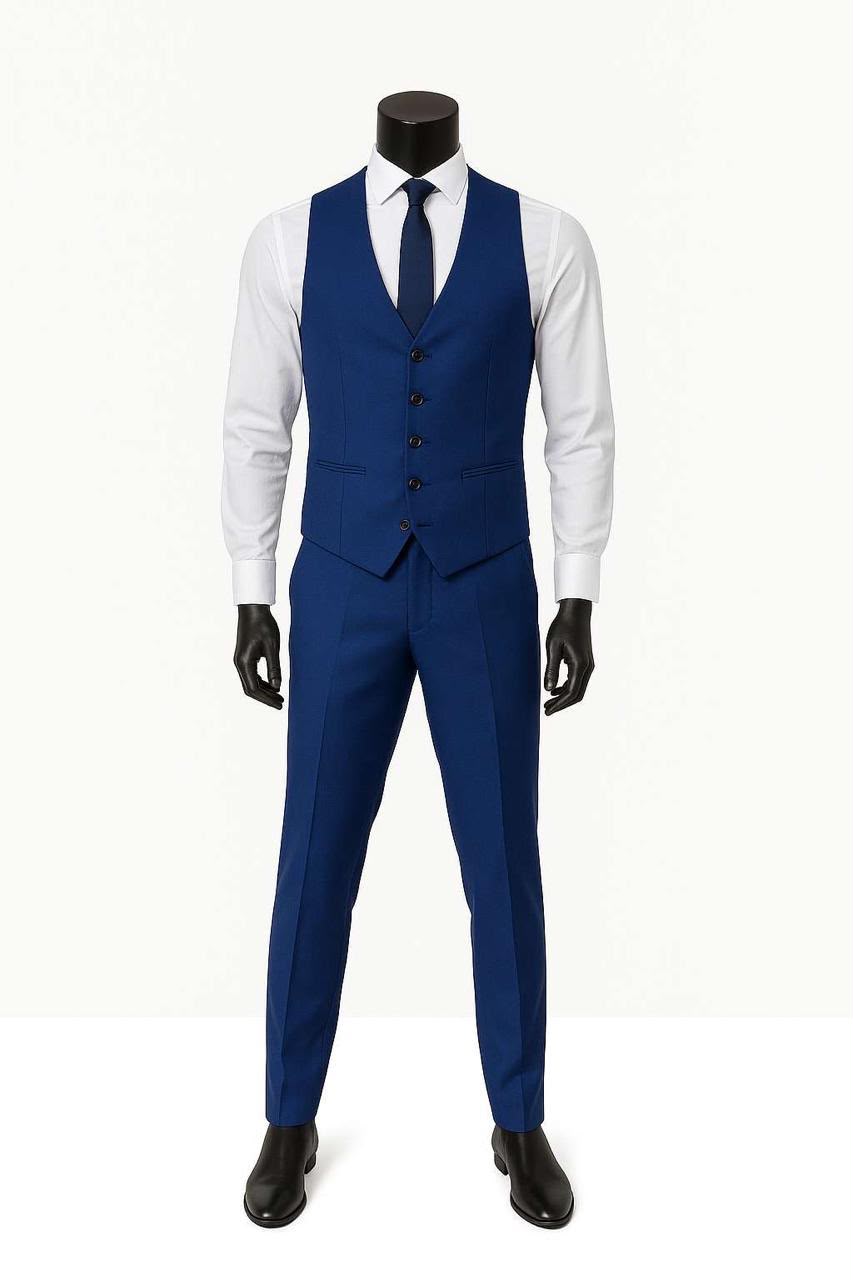 Classic Blue Three-Piece Suit
