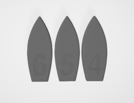 3D Print Model Sailing Boats: Coaching Set with Adjustable Sails