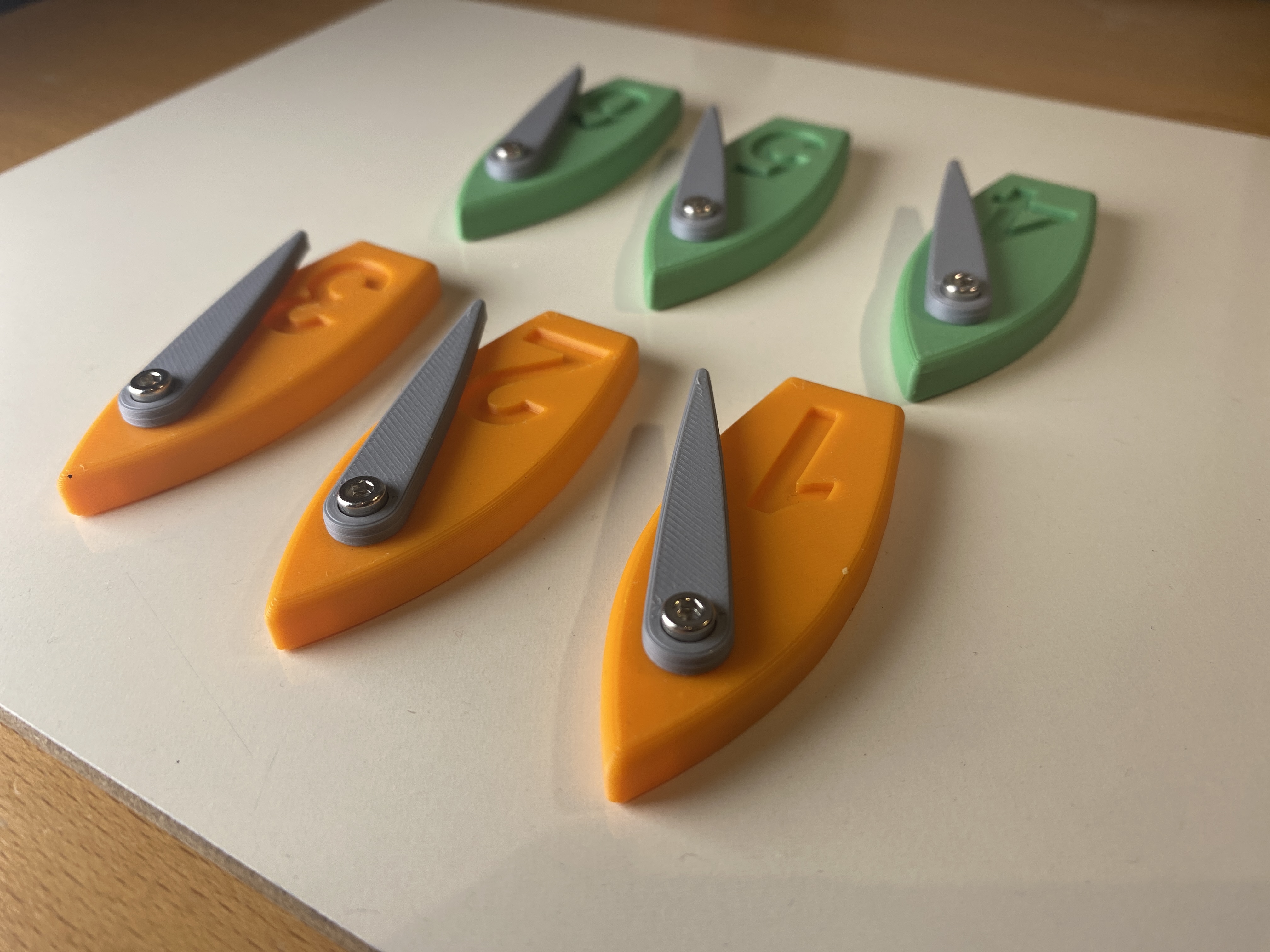 3D Print Model Sailing Boats: Coaching Set with Adjustable Sails
