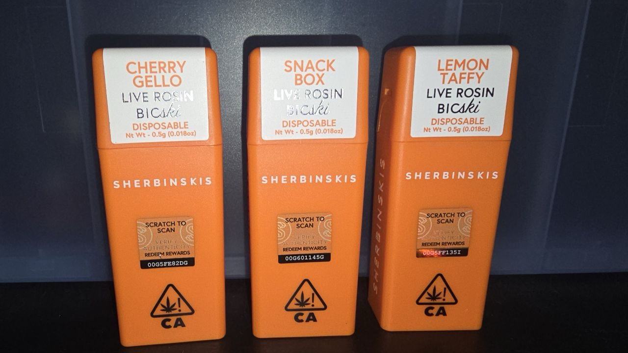 Jednorazowy waporyzator Live Rosin Sherbinskis