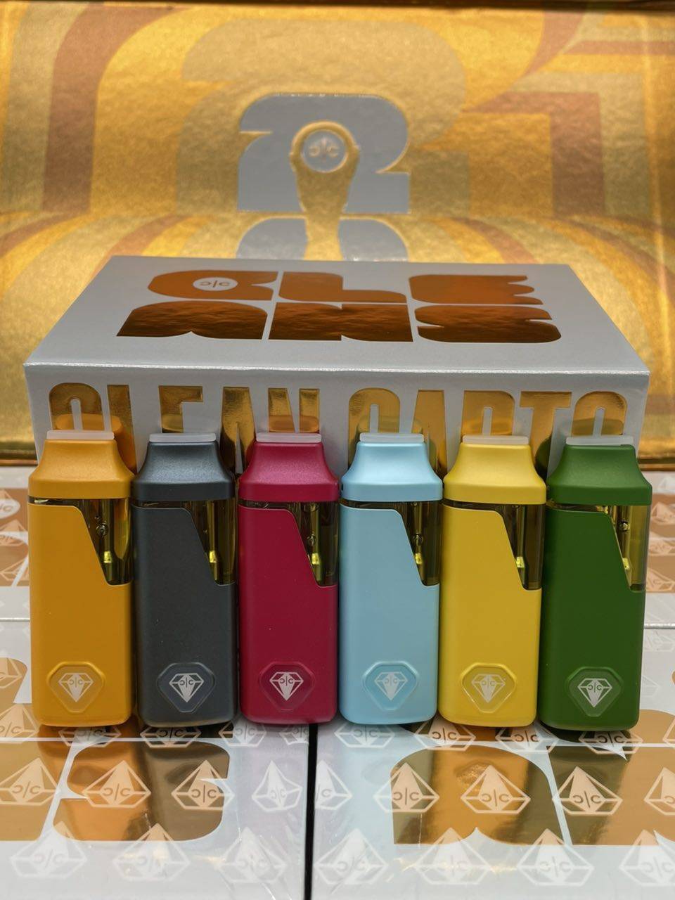 Kolorowe e-papierosy Clean Carts
