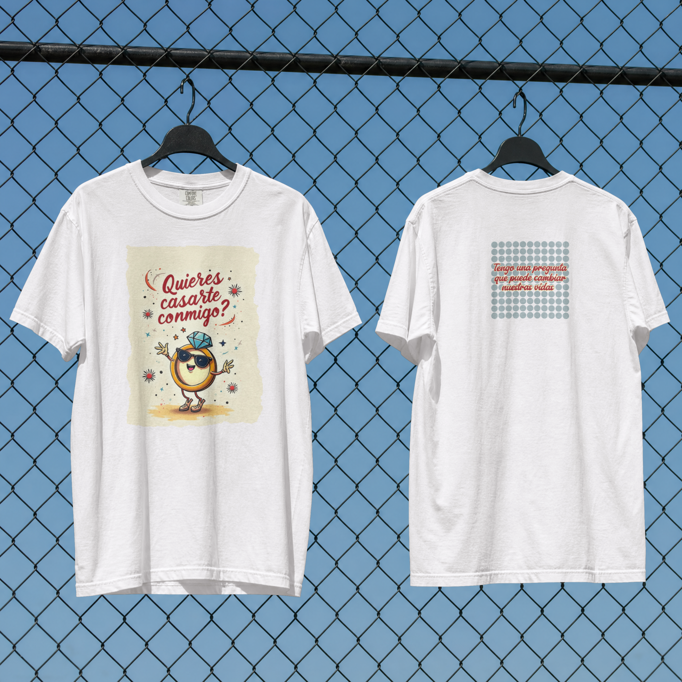 Playera Market de propuesta de matrimonio