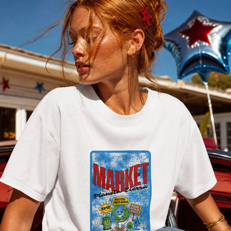 Playera Market Planeta Tierra