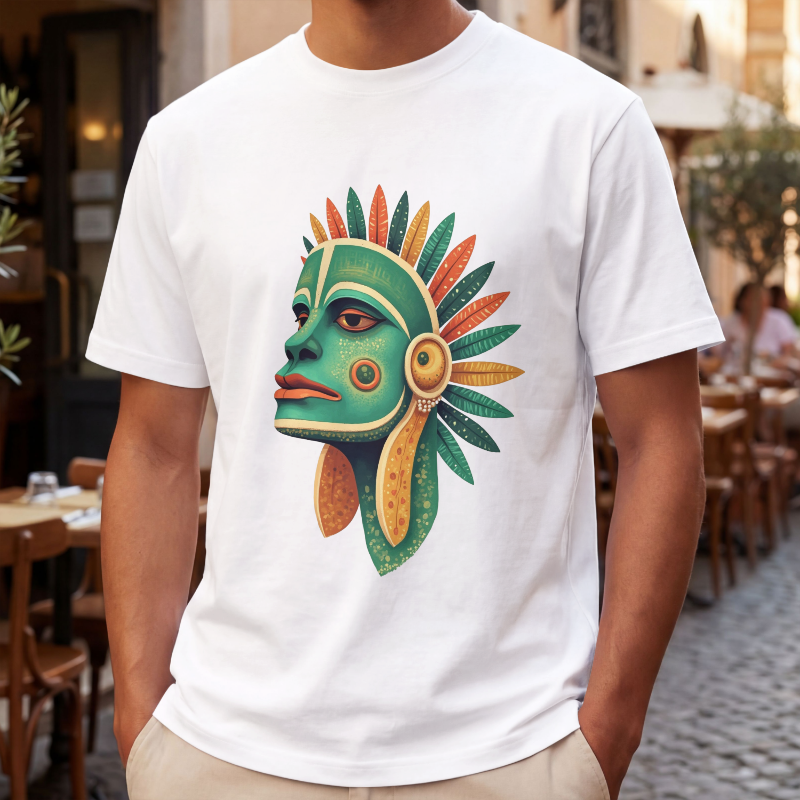 Playera Market Guerrero Azteca