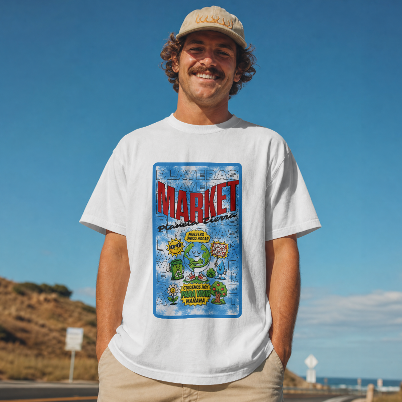 Playera Market Planeta Tierra