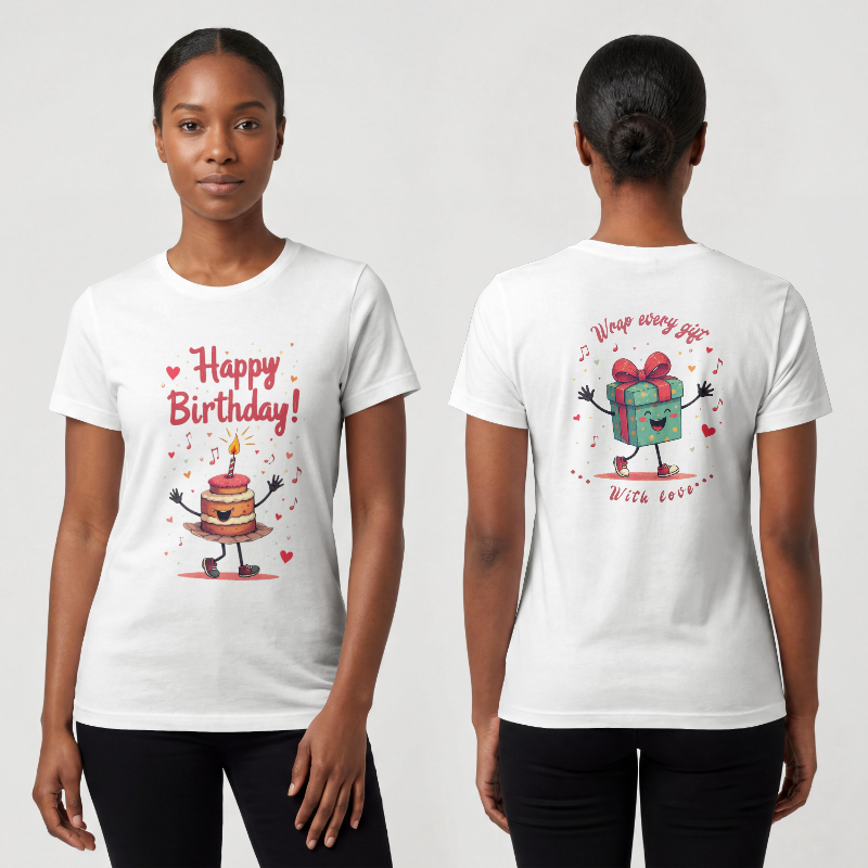 Playera Market de Cumpleaños Divertida