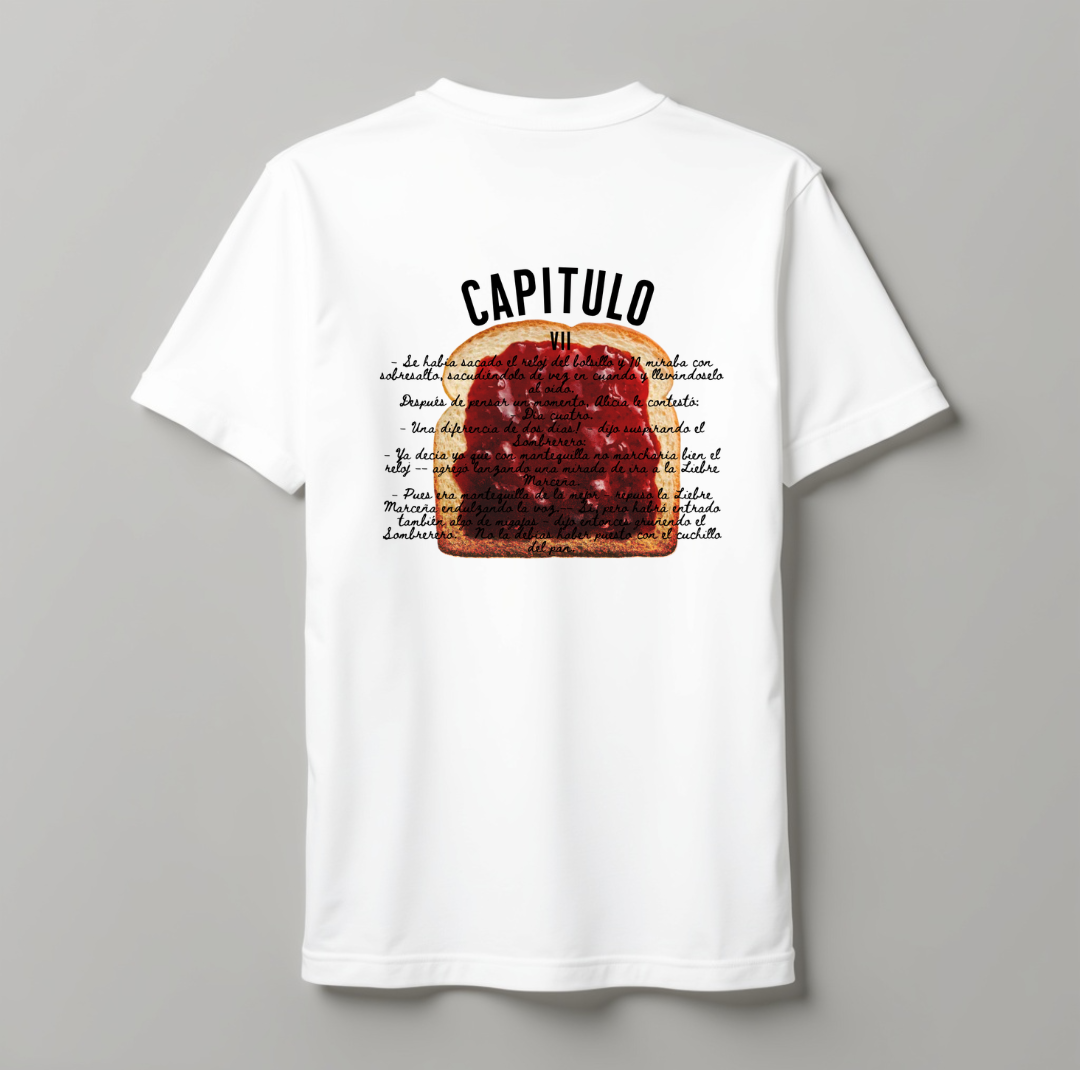 Playera Market de la tienda blanca con diseño retro