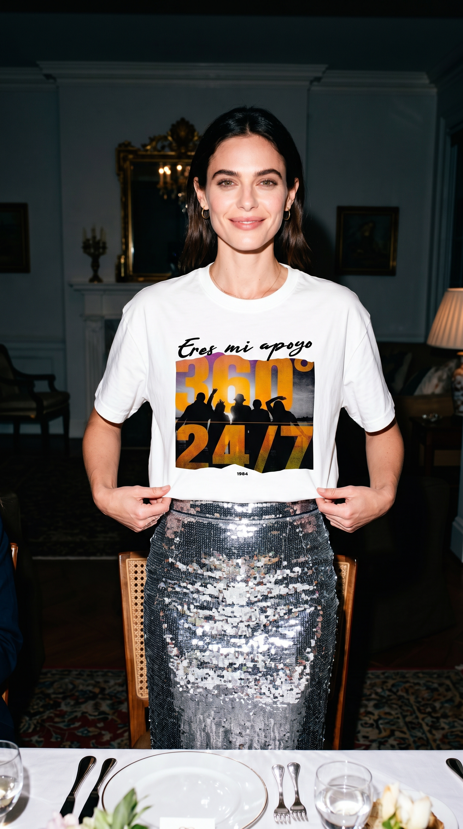 Playera Market  'Eres mi apoyo 360° 24/7'