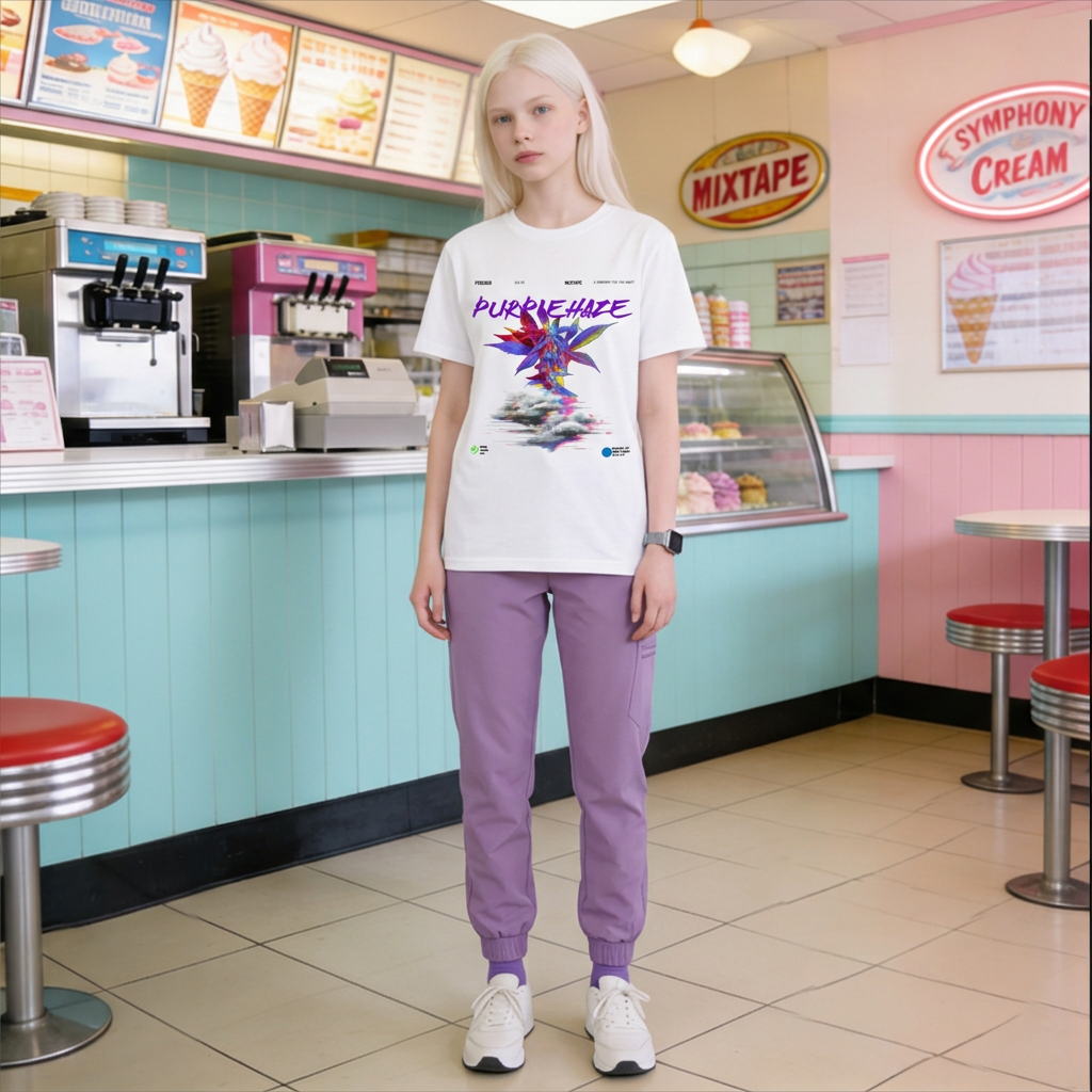 Playera Market Purple Haze Cannabica