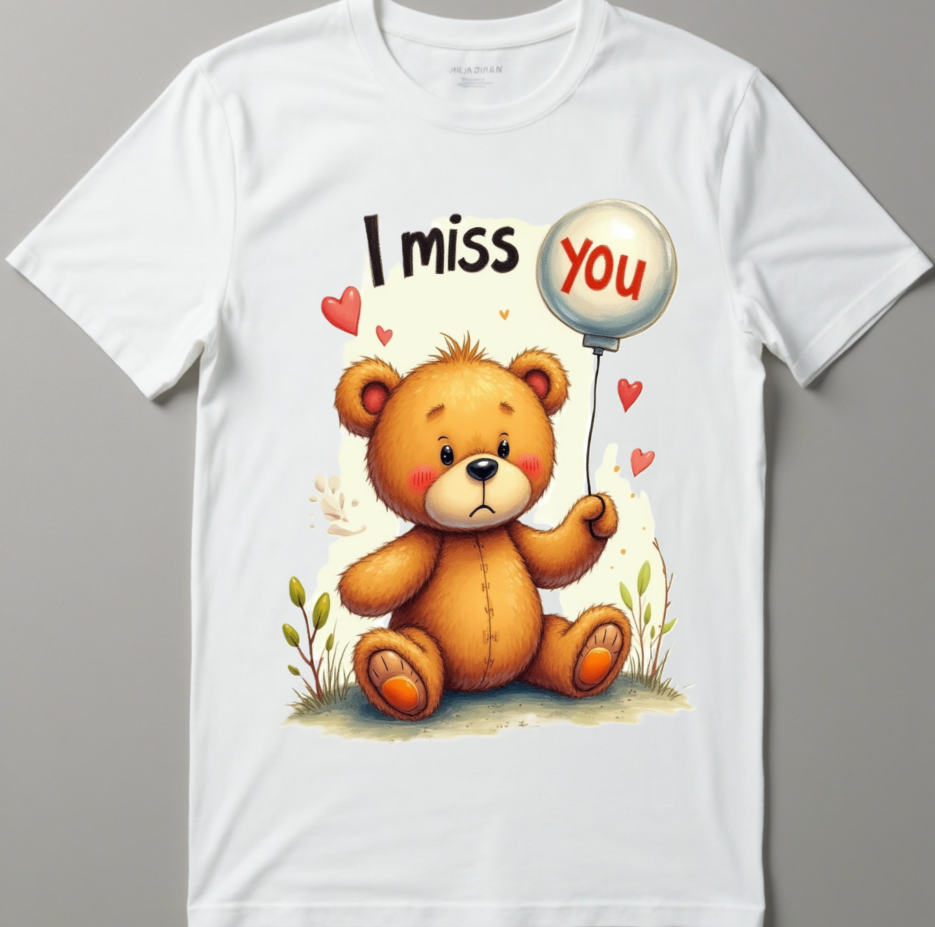 Playera Market Osito 'Te Extraño'