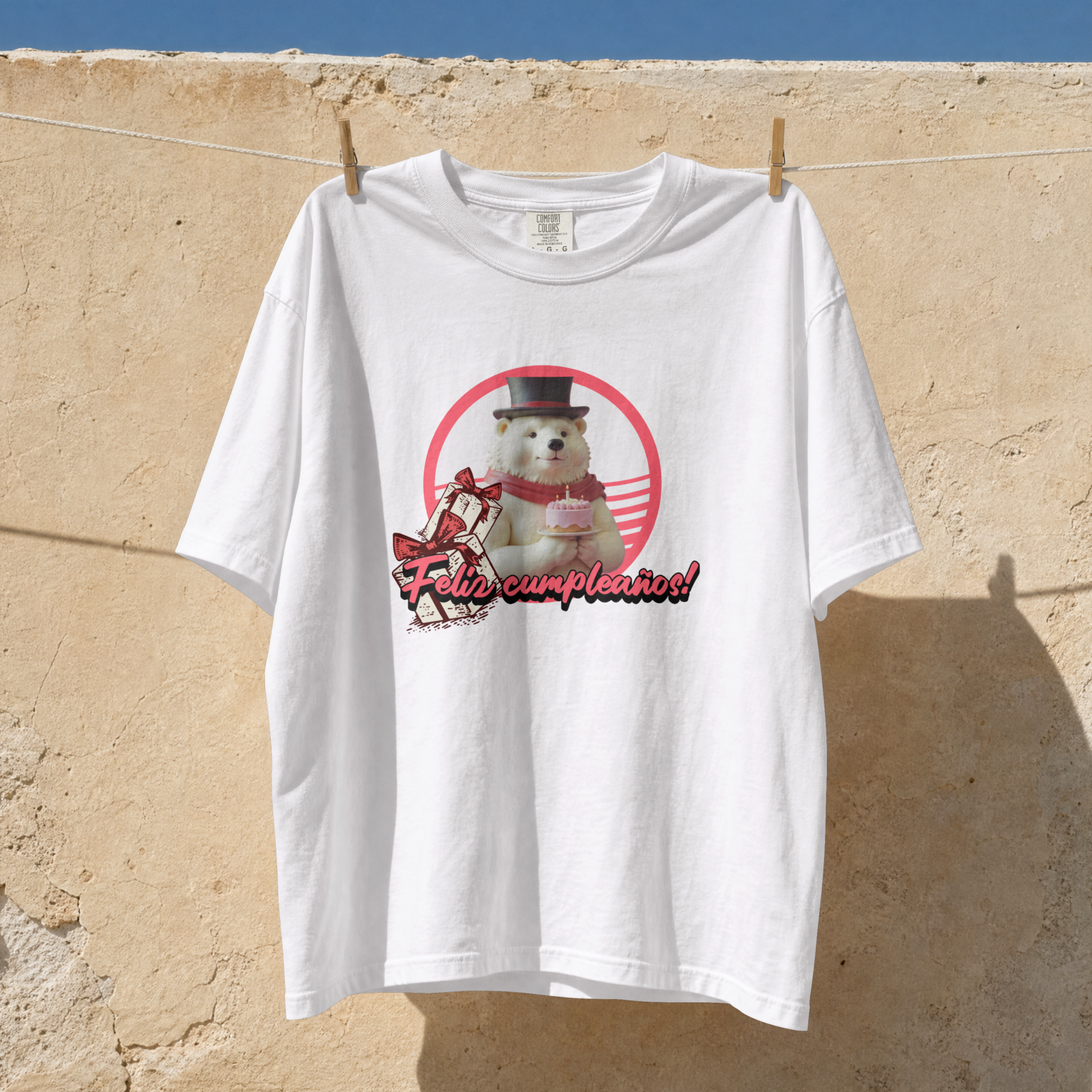 Camiseta Oso de Cumpleaños