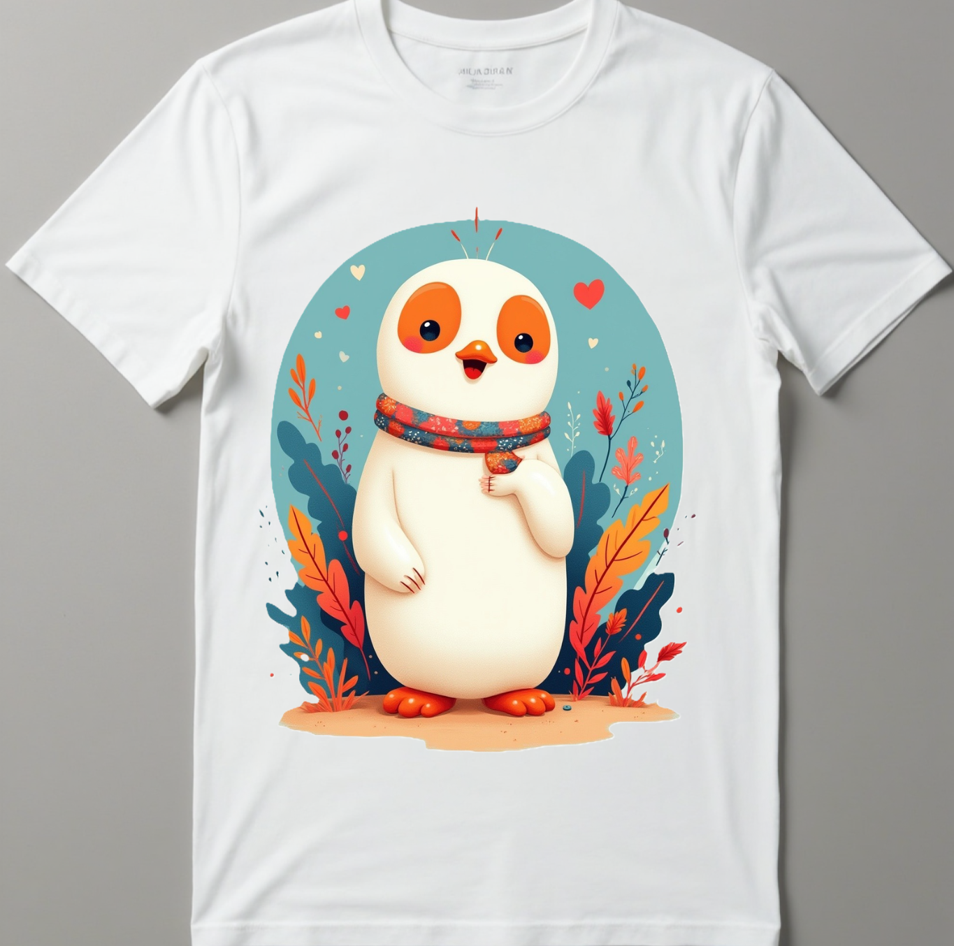 Playera Market Pingüino Tierno