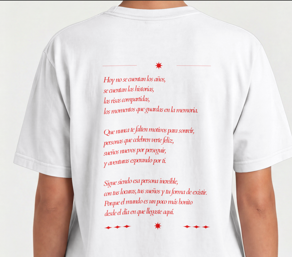 Playera Feliz Cumple Cupcake