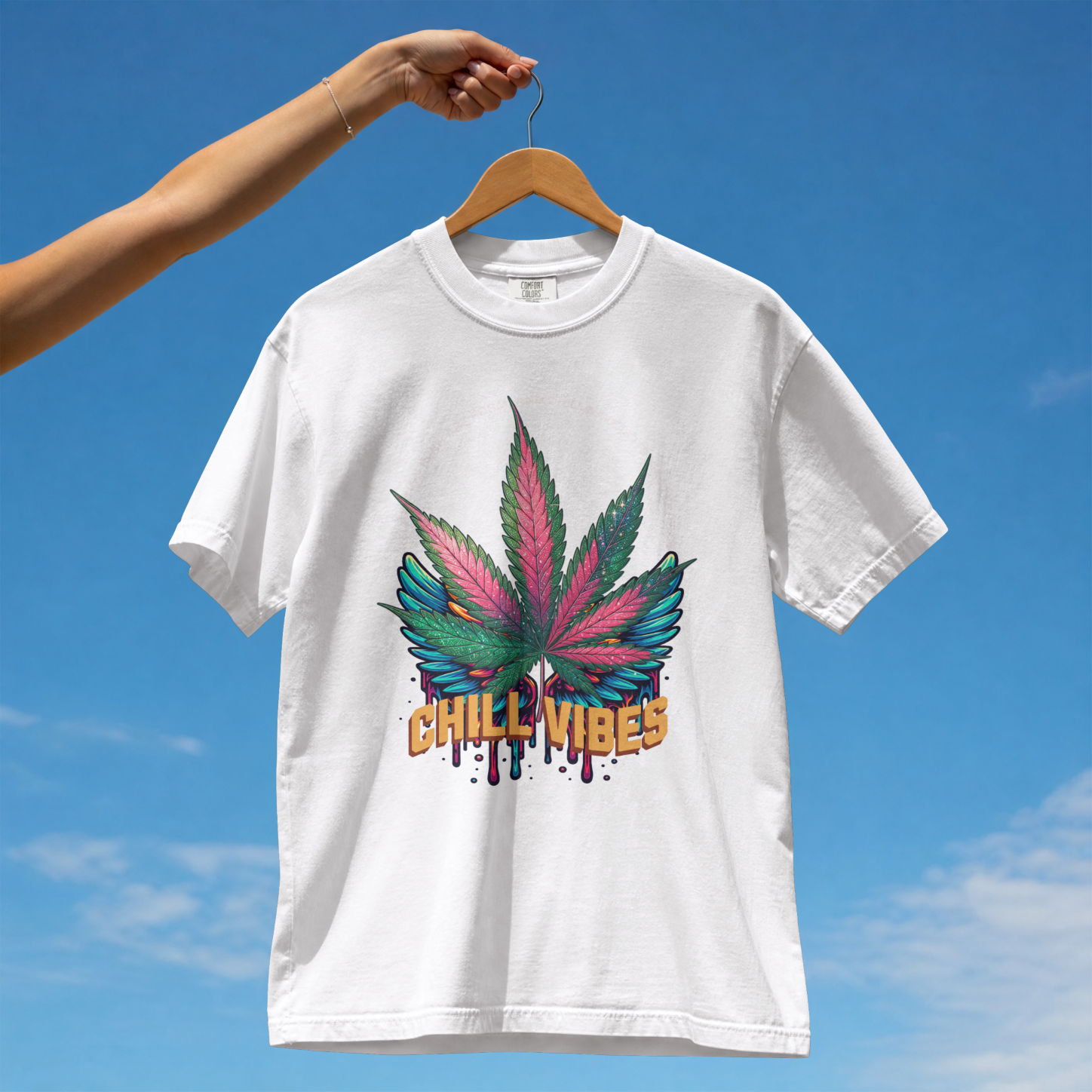 Playera Cannabica Chill Vibes