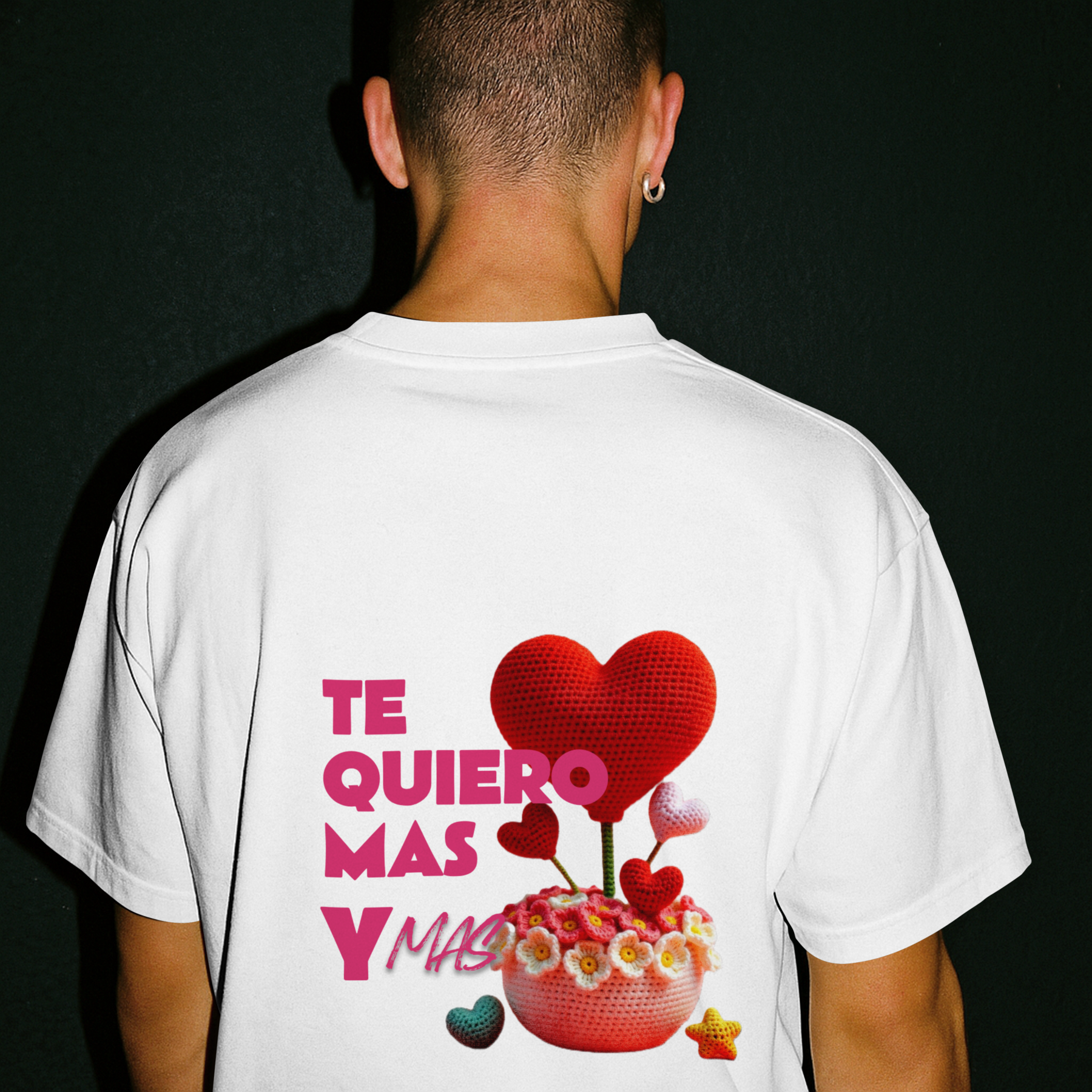 Playera Market con frase de amor