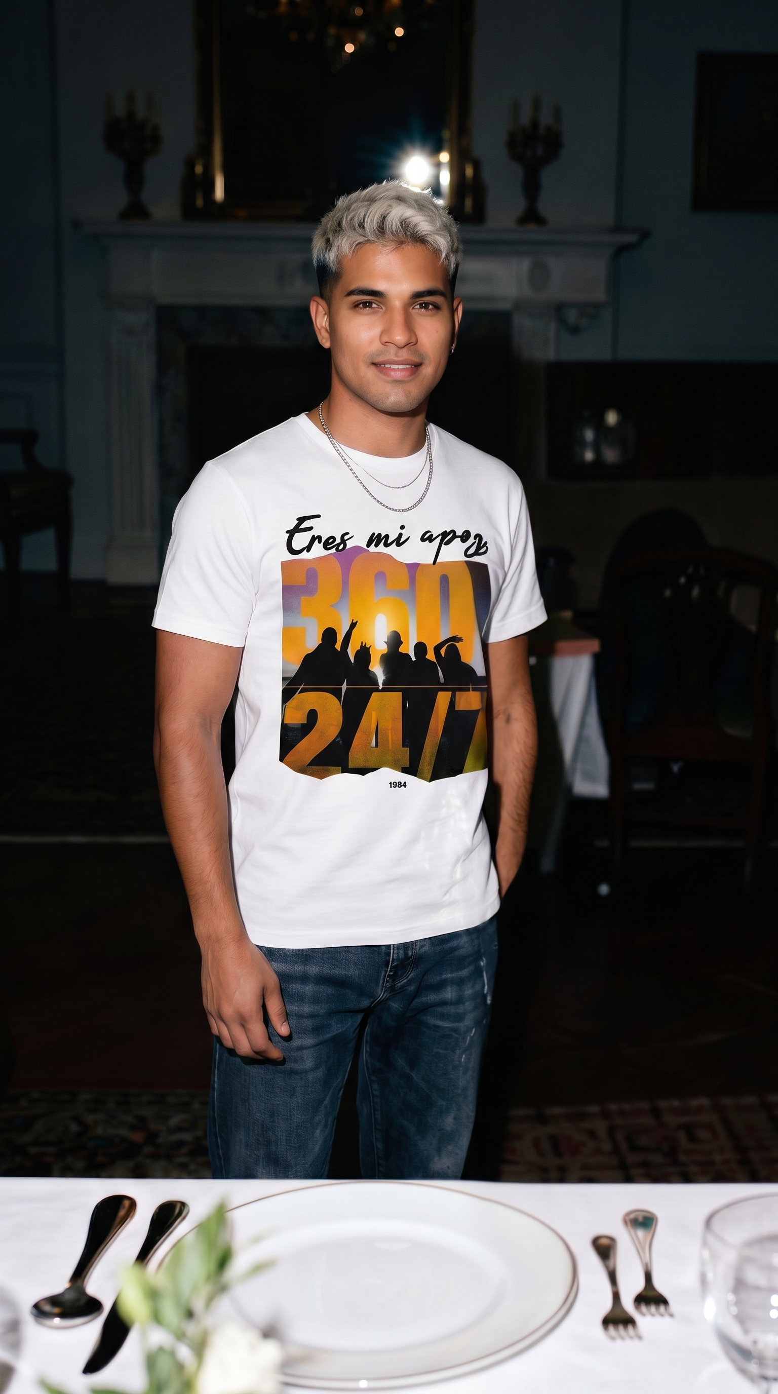 Playera Market  'Eres mi apoyo 360° 24/7'