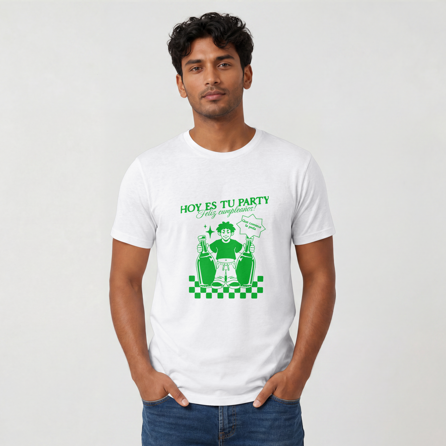 Playera para cumpleaños con Tarro Divertido
