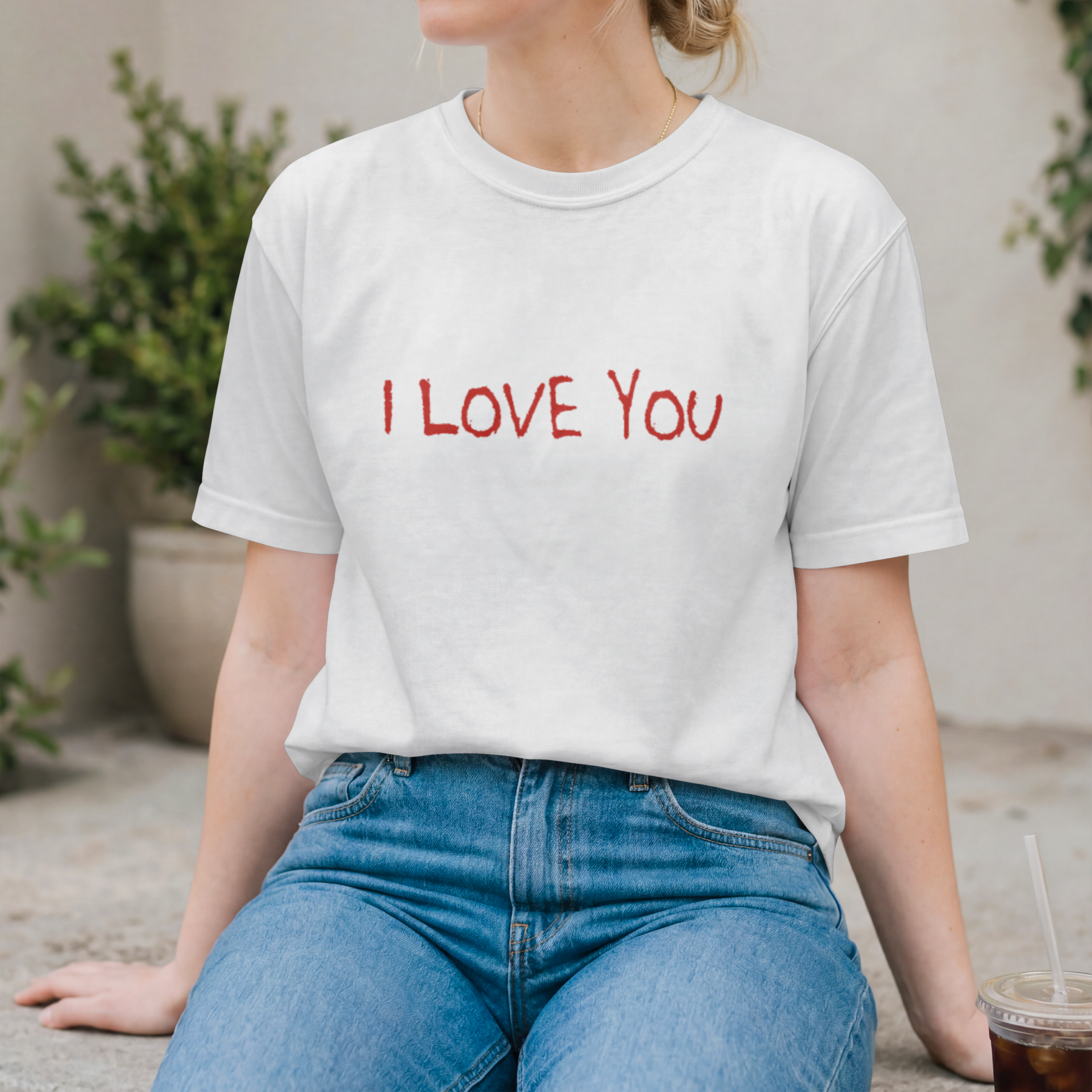 Playera 'I LOVE YOU'