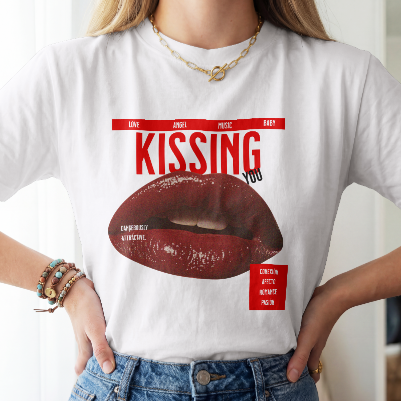 Playera Market Besos, Kissing you