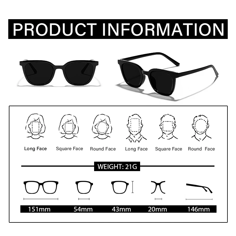 M.X Studio Polarized Sunglasses