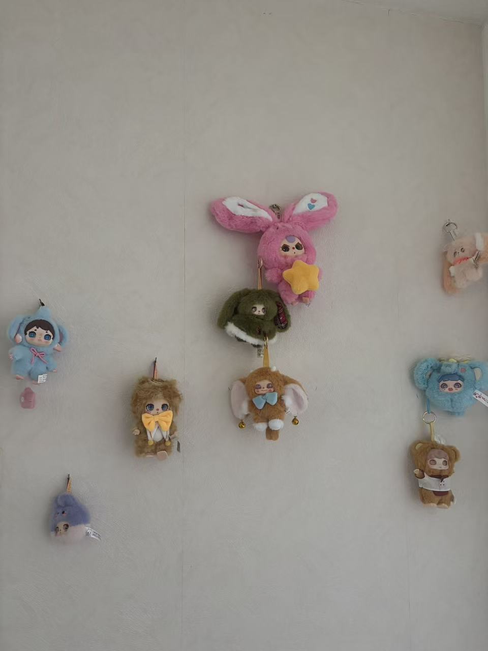Kawaii Plush Wall Hanging Set
