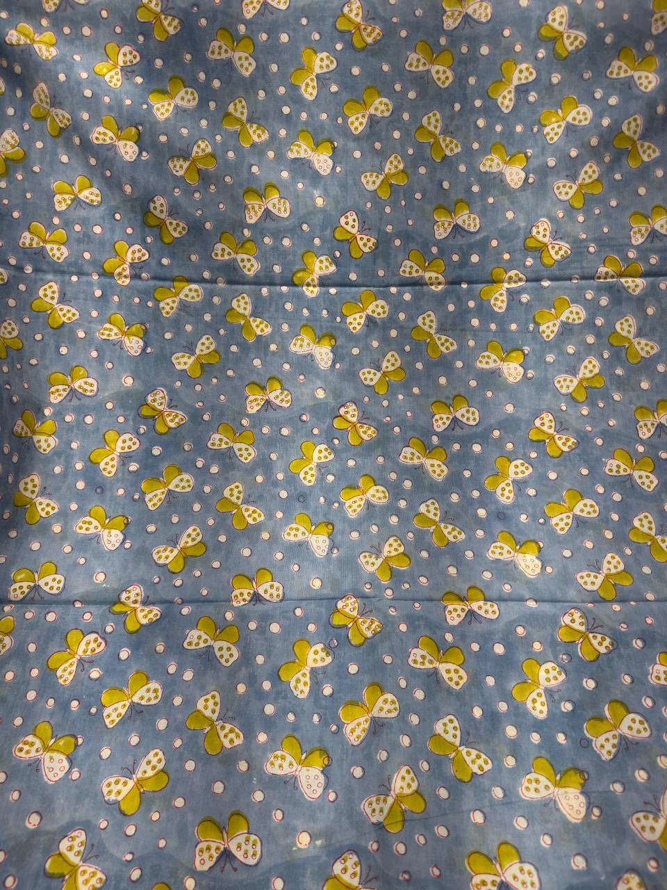 Butterfly Pattern Cotton Fabric