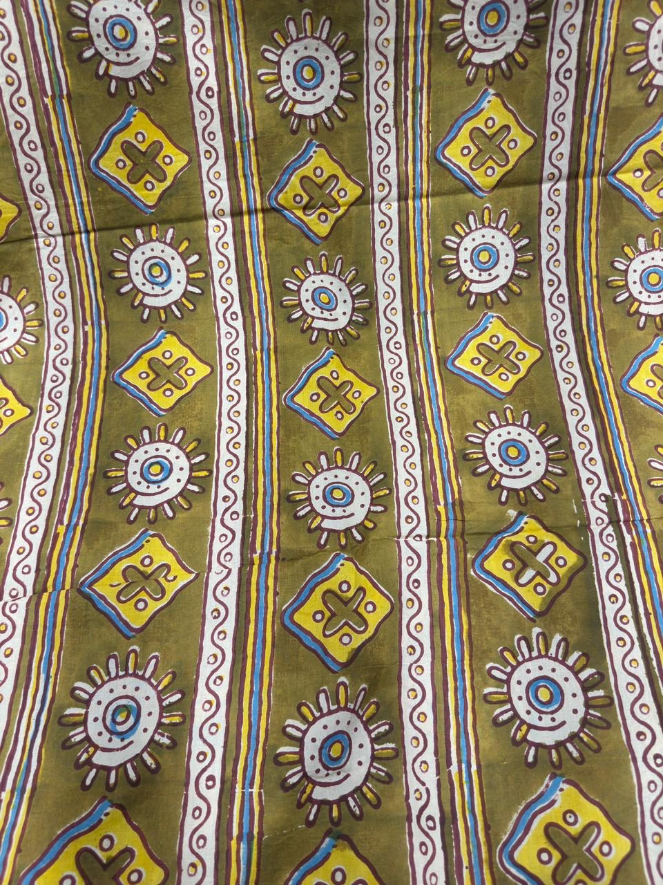 Traditional Handblock Cotton Fabric