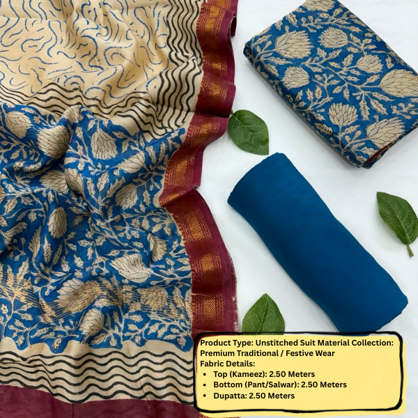 Premium Unstitched Suit Material