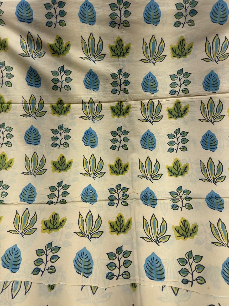 Handblock Printed Cotton Fabric