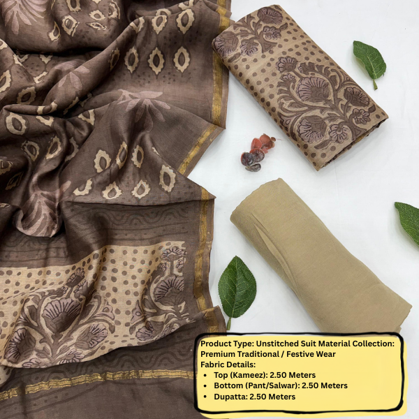 Unstitched Premium Suit Material