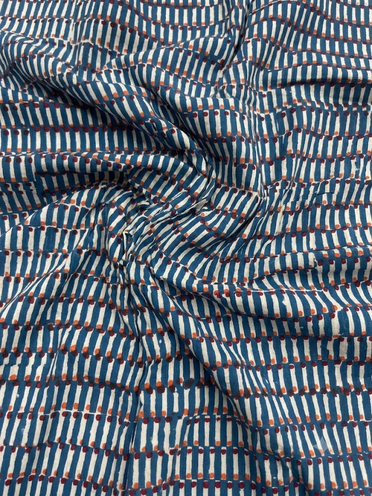 Handblock Printed Cotton Fabric