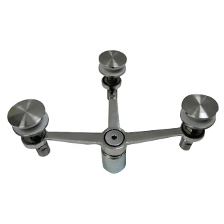 Spider Top 3 Pontas Inox Sugestão furo 38 mm 