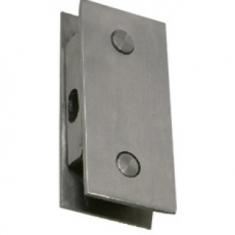 Contra Fechadura para 1520 Vidro em Aço Inox 