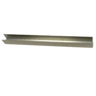 Perfil U em aço inox 