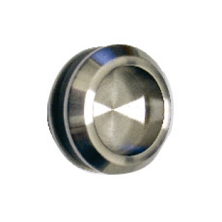 Puxador Redondo SF04 Inox Escovado para Box ou Porta de Correr 