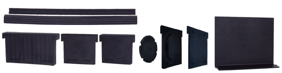 Conjunto de Borracha Perfil Lateral 
