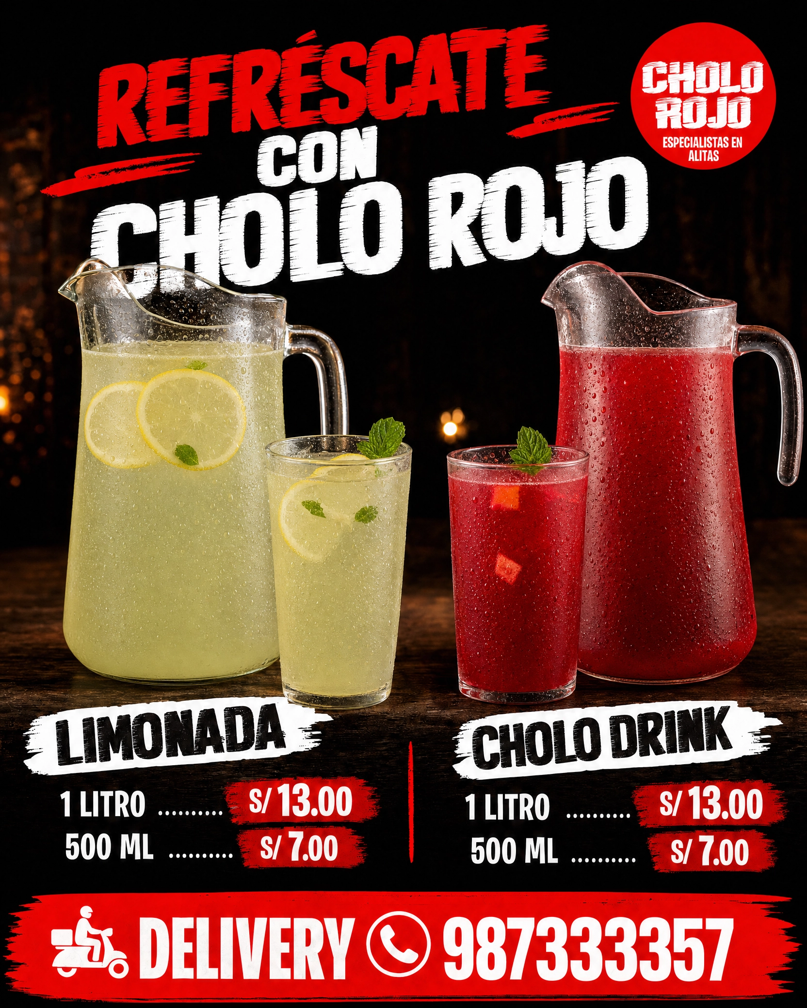LIMONADA Y CHOLO DRINK