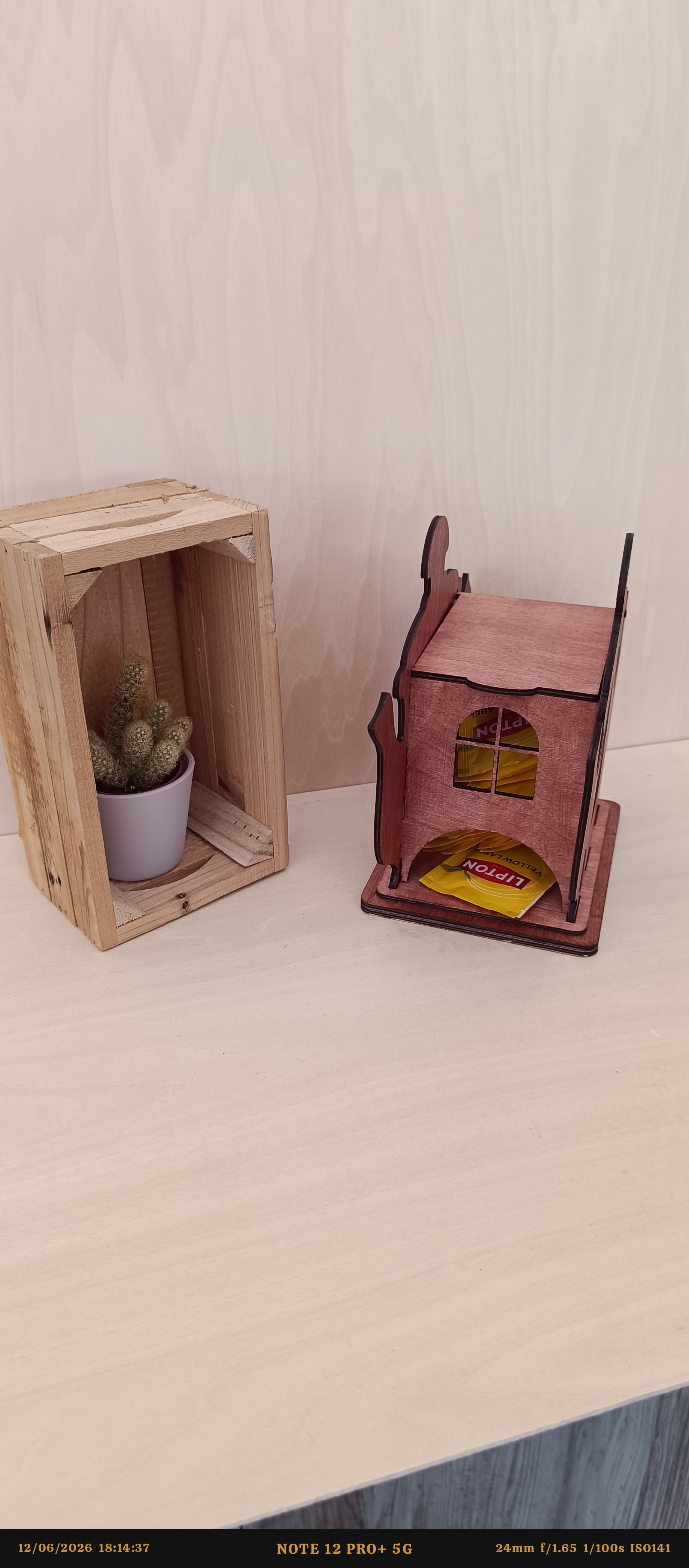 Porte-sachets de thé maison