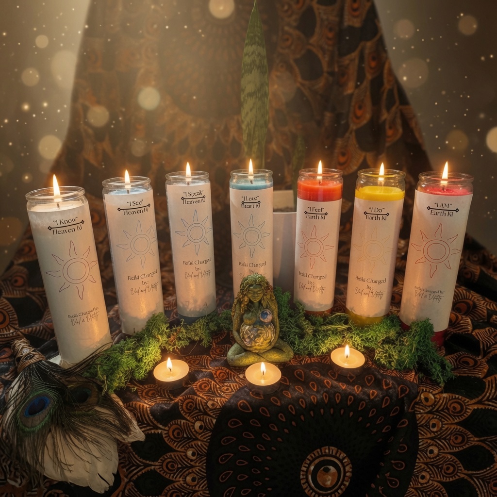 Energy Center / Chakra Intention Candle