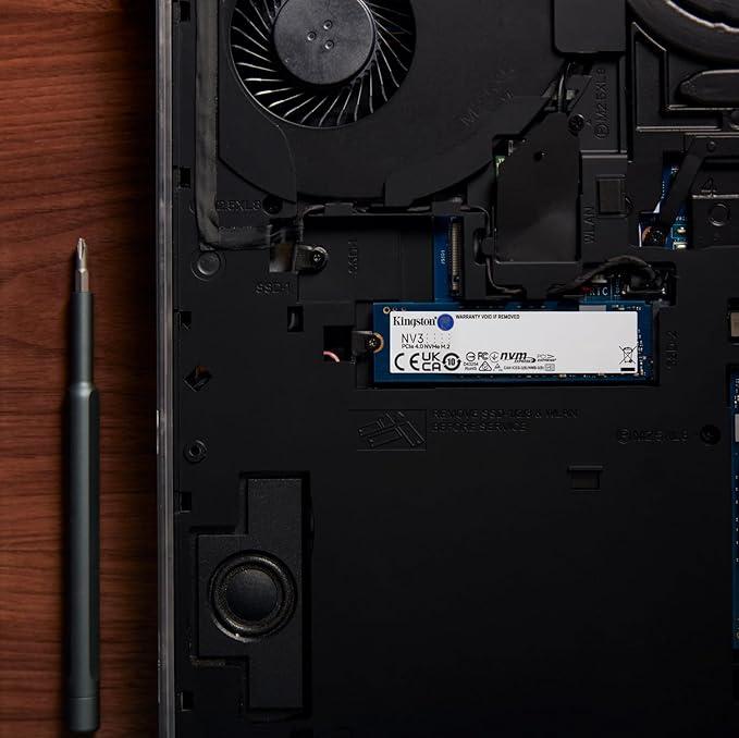 DISCO DURO INTERNO KINGSTON NV3 1TB SSD M.2 2280 DESKTOP/PORTÁTEIS 5000 MB/S NVME PCIE (4.0 X4)