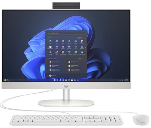PC  All-in-One HP 23,8" PROONE 240 N300 UHD GRAPHICS 8GB 512GB SSD FHD W11H BRANCO