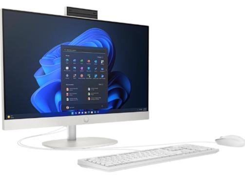 PC  All-in-One HP 23,8" PROONE 240 N300 UHD GRAPHICS 8GB 512GB SSD FHD W11H BRANCO