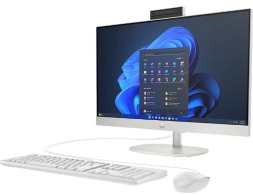 PC  All-in-One HP 23,8" PROONE 240 N300 UHD GRAPHICS 8GB 512GB SSD FHD W11H BRANCO